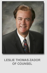 Leslie Thomas Zador, Of Counsel